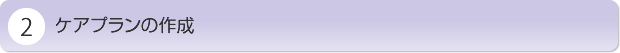 ケアプランの作成